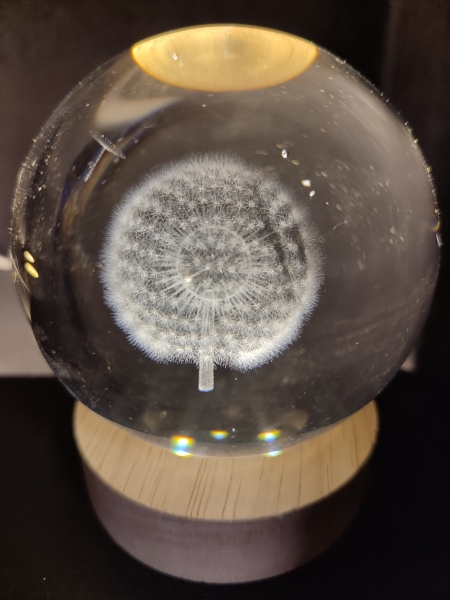 Hologram ball - Dandelion